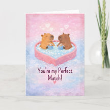 Amor de capibara en bañera caliente San Valentín a
