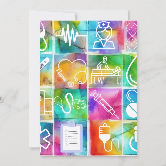 Tarjeta Festiva Amor de enfermera (Anverso)