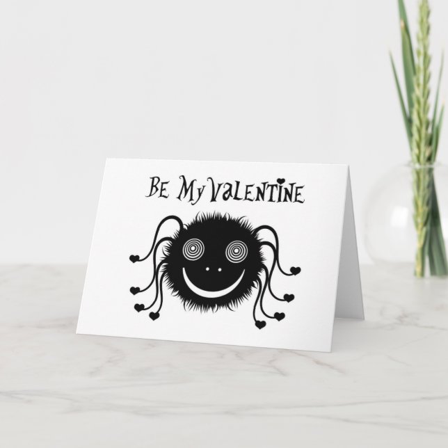 Tarjeta Festiva Amor de la araña (Anverso)
