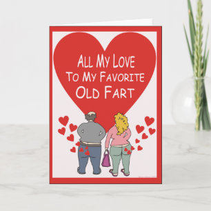 Tarjeta Festiva Amor de viejo pedo