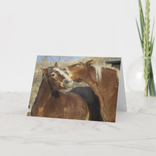 Tarjeta Festiva Amor del caballo