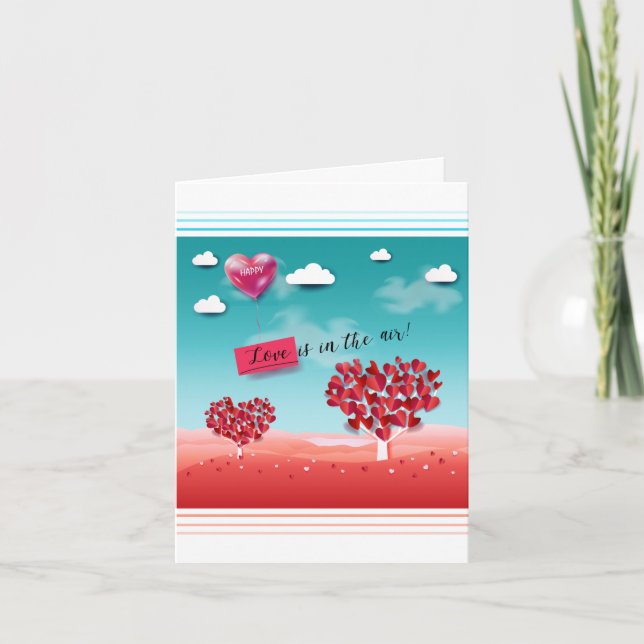 Tarjeta Festiva ¡Amor del el día de San Valentín feliz el "está en (Anverso)