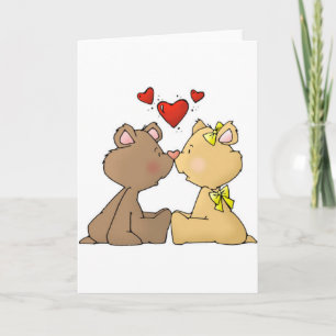 Tarjeta Festiva Amor del oso