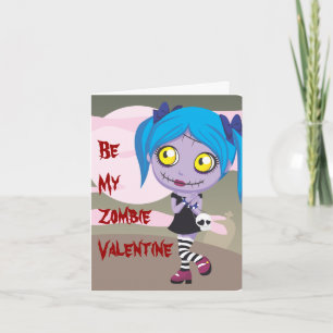 Tarjeta Festiva Amor del zombi