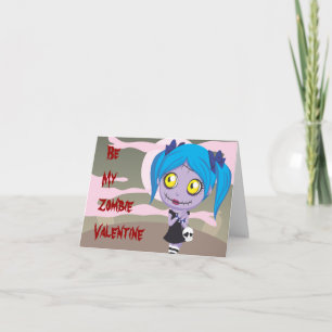 Tarjeta Festiva Amor del zombi