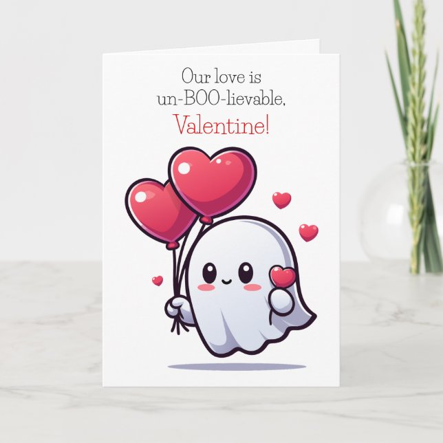 Tarjeta Festiva Amor divertido y divertido nuestro amor es San Val (Anverso)