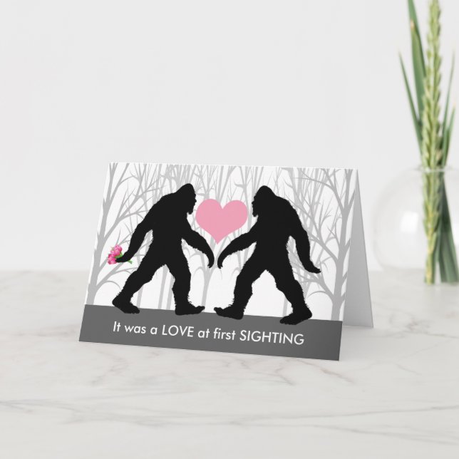 Tarjeta Festiva Amor en la primera vista (Anverso)