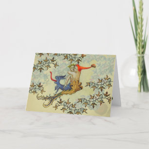 Tarjeta Festiva AMOR EN LA Sirenita ABYSS y el Día de San Valentín