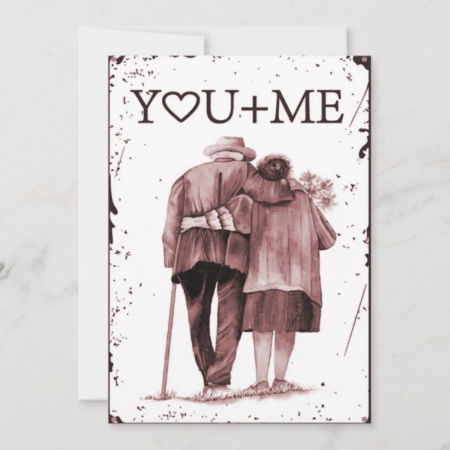 Tarjeta Festiva Amor eterno (Anverso)