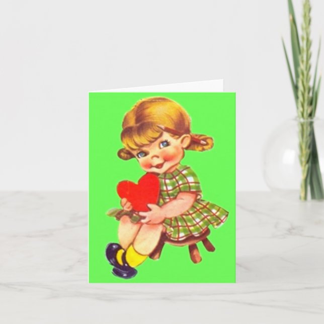 Tarjeta Festiva Amor inocente (Anverso)