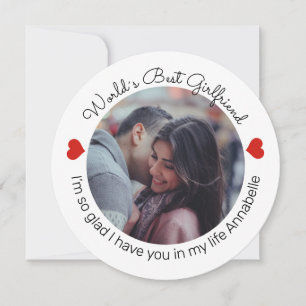 Tarjeta Festiva Amor Inspirador Agrega tu propia foto y mensaje