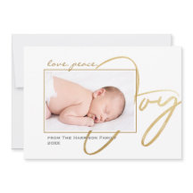 Amor Mínimo Moderno Paz Joy Foto Familia