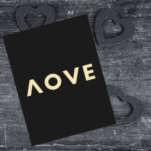 Tarjeta Festiva Amor personalizado Guay San Valentín Minimalista m