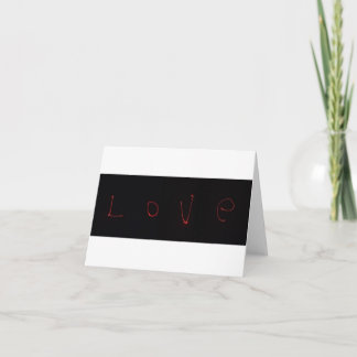 Tarjeta Festiva amor por láser