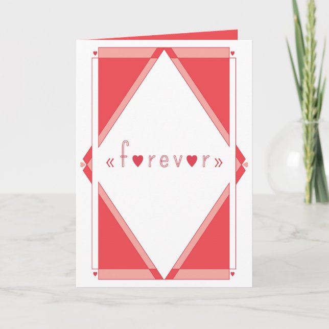 Tarjeta Festiva Amor por siempre (Anverso)