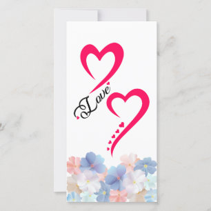 Tarjeta Festiva Amor puro como una Flor