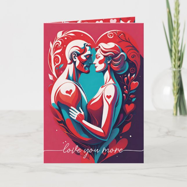 Tarjeta Festiva Amor suave (Anverso)