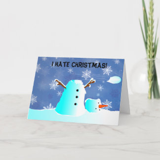 Tarjeta Festiva Amor u odio a los Navidades
