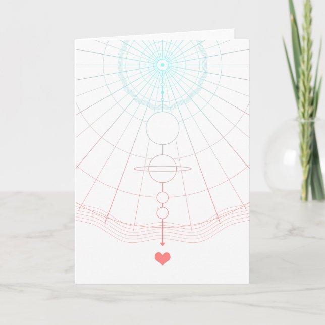 Tarjeta Festiva amor universal (Anverso)