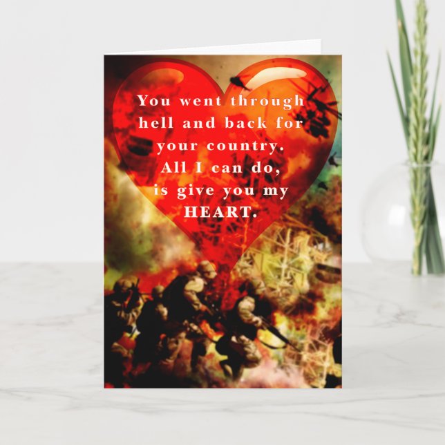 Tarjeta Festiva Amor veterano (Anverso)