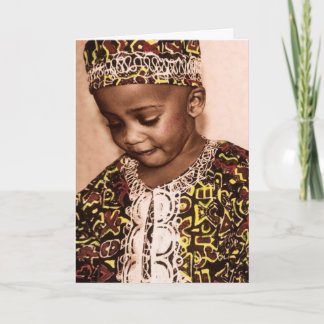 Tarjeta Festiva Amor y tolerancia de Kwanzaa