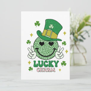 Tarjeta Festiva Amuleto de la suerte día de San Patricio