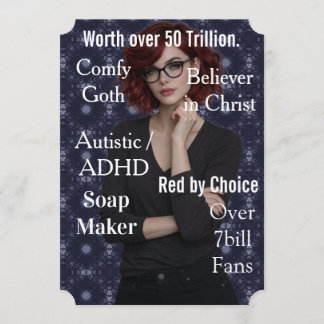 Tarjeta Festiva Amy Rosen Blue