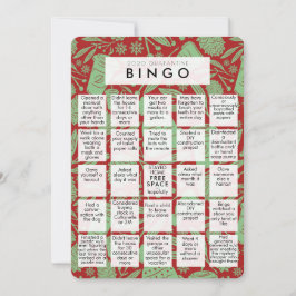 Tarjeta Festiva Añadir Una Foto 2020 Navidades Graciosos De Bingo 