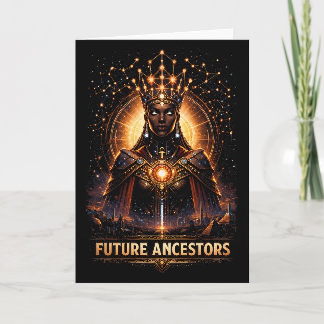 Tarjeta Festiva Ancestros Futuros (Anverso)