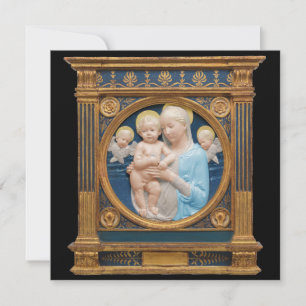 Tarjeta Festiva Andrea Della Robbia c1485 Madonna and Child