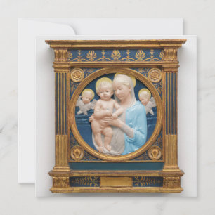 Tarjeta Festiva Andrea Della Robbia c1485 Madonna and Child