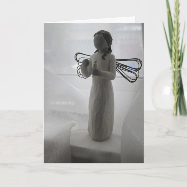 Tarjeta Festiva Ángel (Anverso)