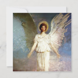 Tarjeta Festiva “Angel al mediodía” de Abbott Thayer