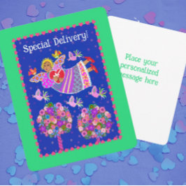Tarjeta Festiva Ángel de entrega especial de San Valentín personal