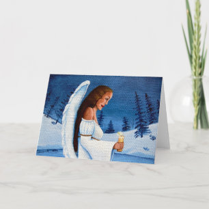 Tarjeta Festiva "Ángel de la esperanza "