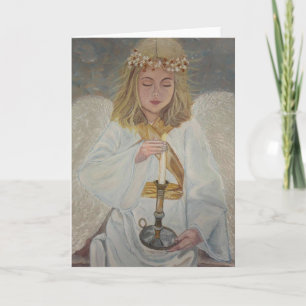 Tarjeta Festiva Ángel de la luz