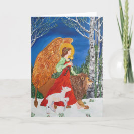 Tarjeta Festiva Ángel de la paz