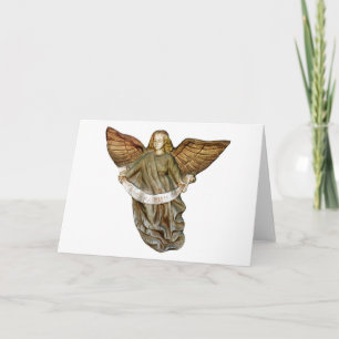 Tarjeta Festiva Ángel de oro