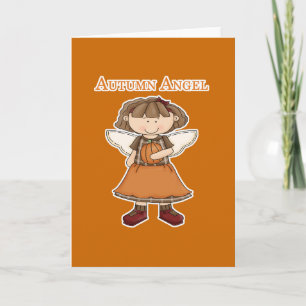 Tarjeta Festiva Ángel de Otoño