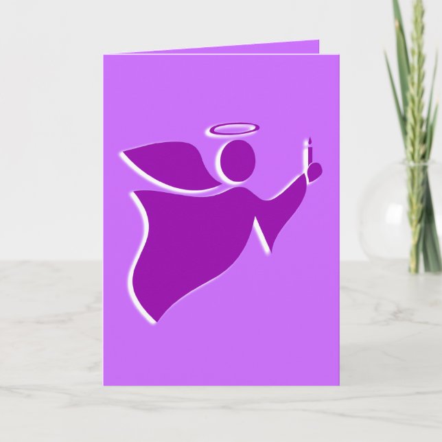 TARJETA FESTIVA ÁNGEL DE THE GUARDIAN… (Anverso)