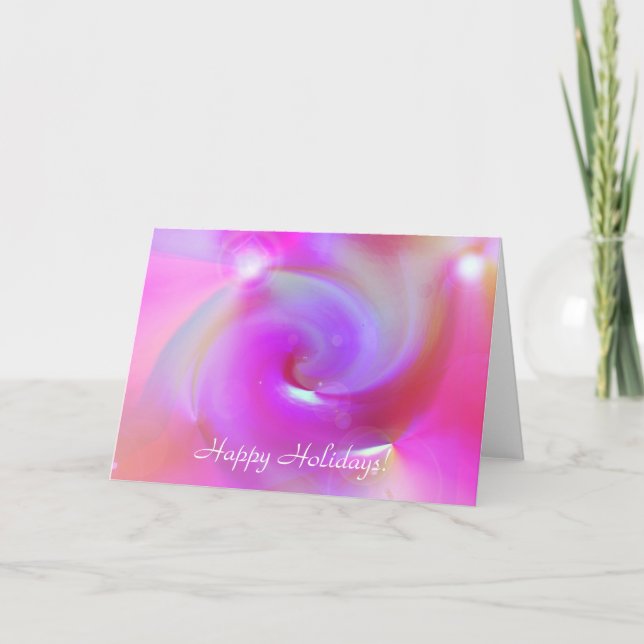 Tarjeta Festiva Ángel de vacaciones (Anverso)