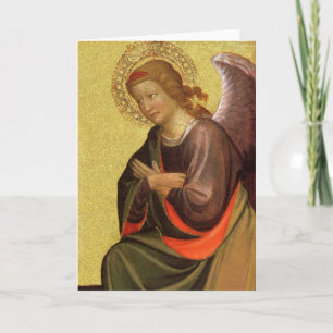 Tarjeta Festiva Ángel del Renacimiento por el Maestro del Bambino