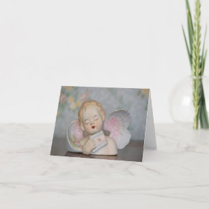 Tarjeta Festiva Ángel Dormido Notecard