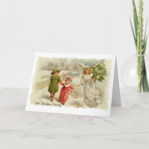 Tarjeta Festiva Ángel guía