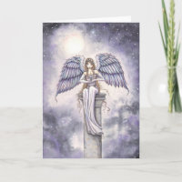 Angel Holding Star Fantasy Art de Molly Harrison