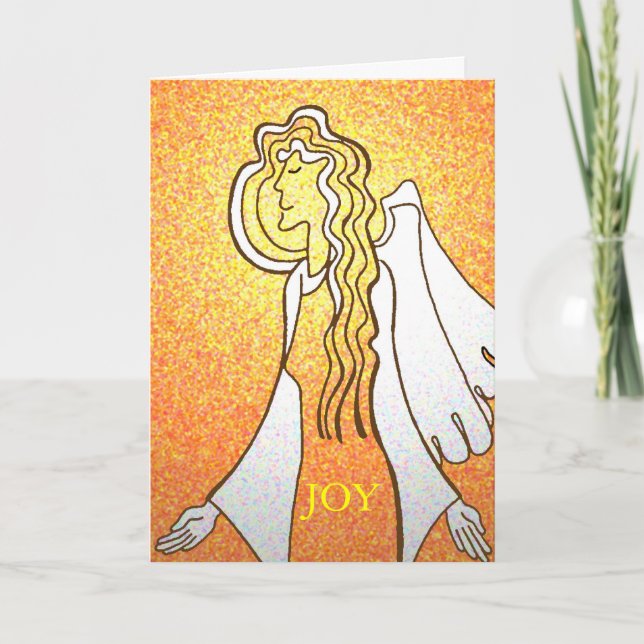 Tarjeta Festiva Angel messenger (Anverso)