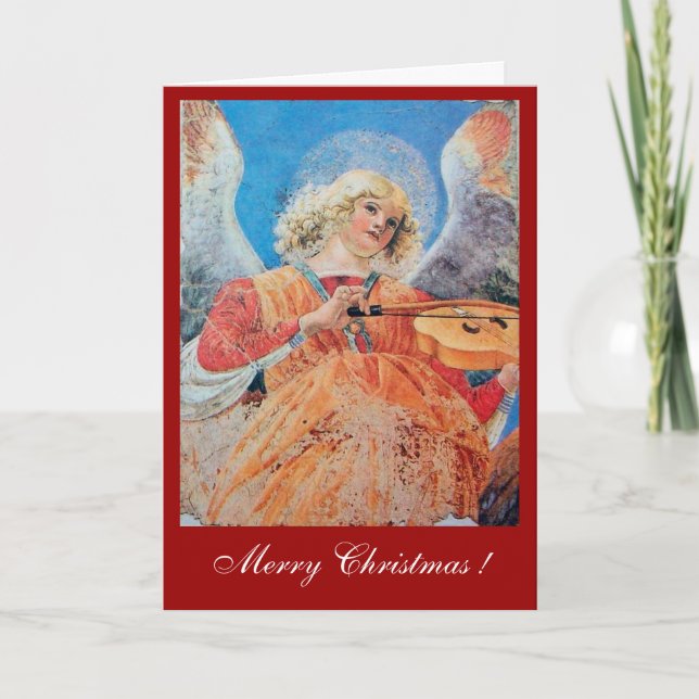 TARJETA FESTIVA ANGEL NAVIDADES DE LA MÚSICA (Anverso)