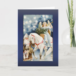 Tarjeta Festiva Angel on White Horse Greetings