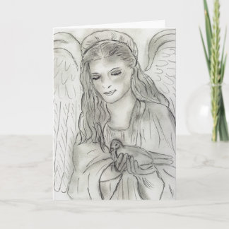 Tarjeta Festiva ángel pacífico