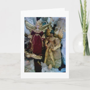 TARJETA FESTIVA ANGEL PARA SU **CUMPLEAÑOS DE NAVIDADES**
